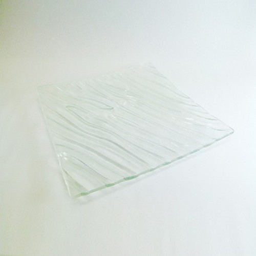 Now 方形水流玻璃盤 40cm