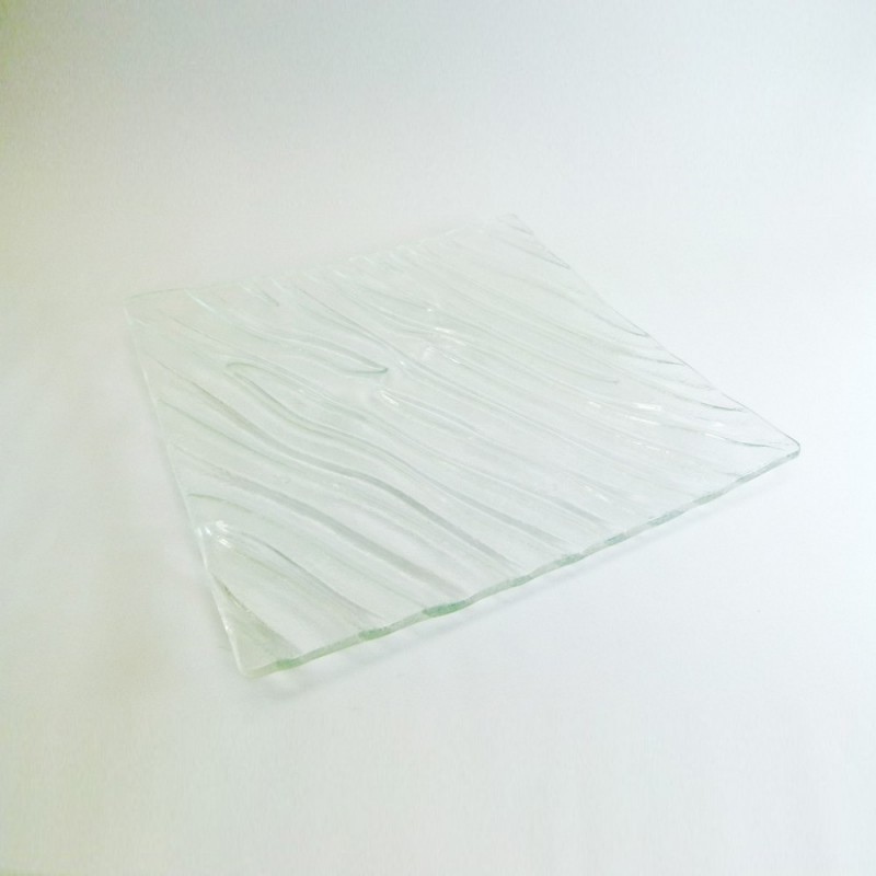 Now 方形水流玻璃盤 50cm